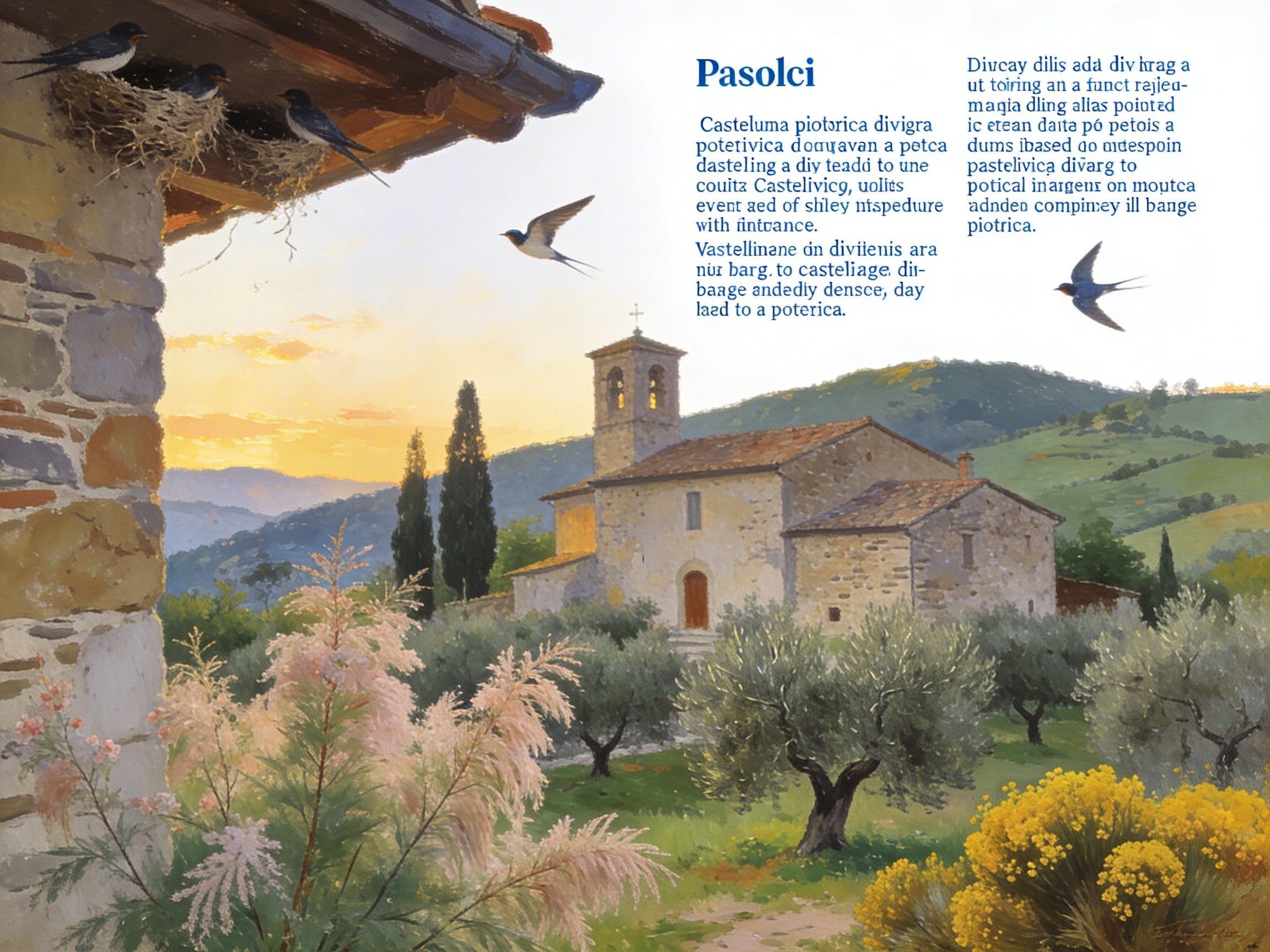 Paesaggio di Castelvecchio di Barga